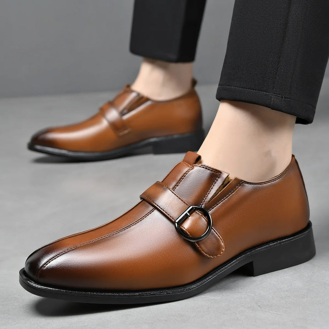Boucheron Leather Monk Strap