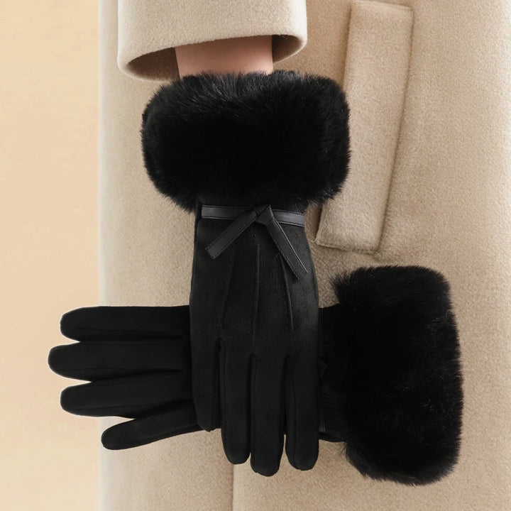 Lucy Faux Fur Gloves