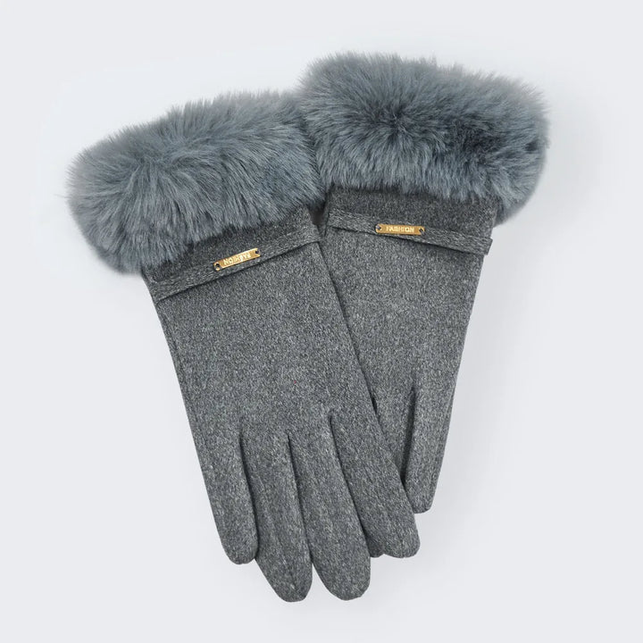 Celeste Fur Gloves