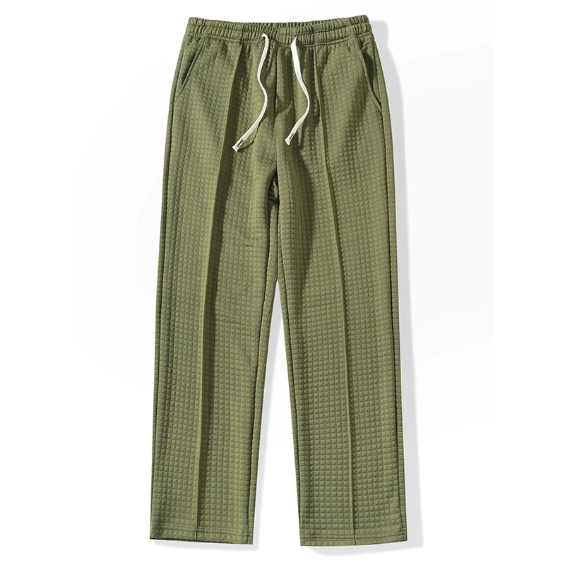 Calvin Waffle-Knit Baggy Sweatpants