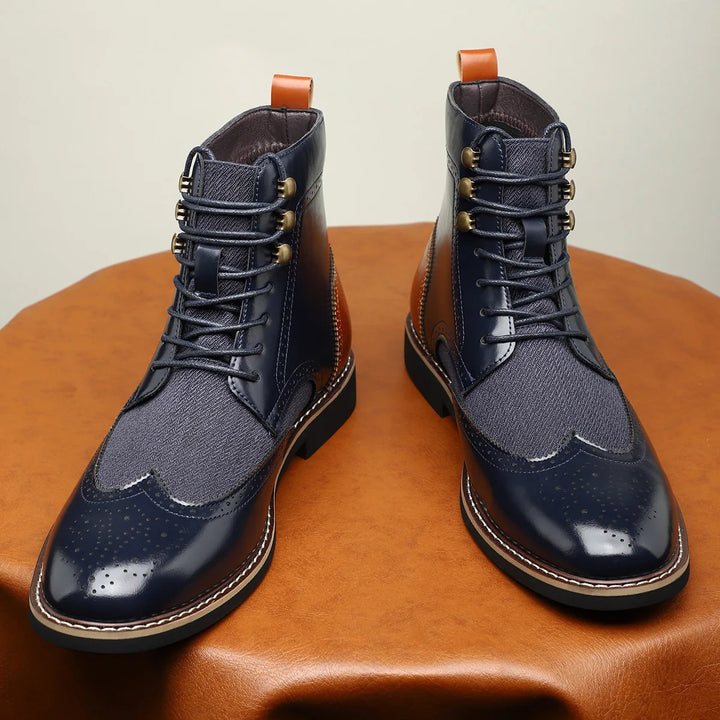 Osbourne Leather Wingtip Brogue Boots