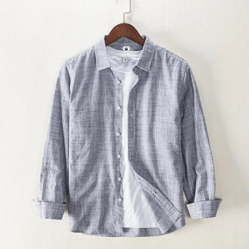 Calvin Button-Up Cotton Shirt