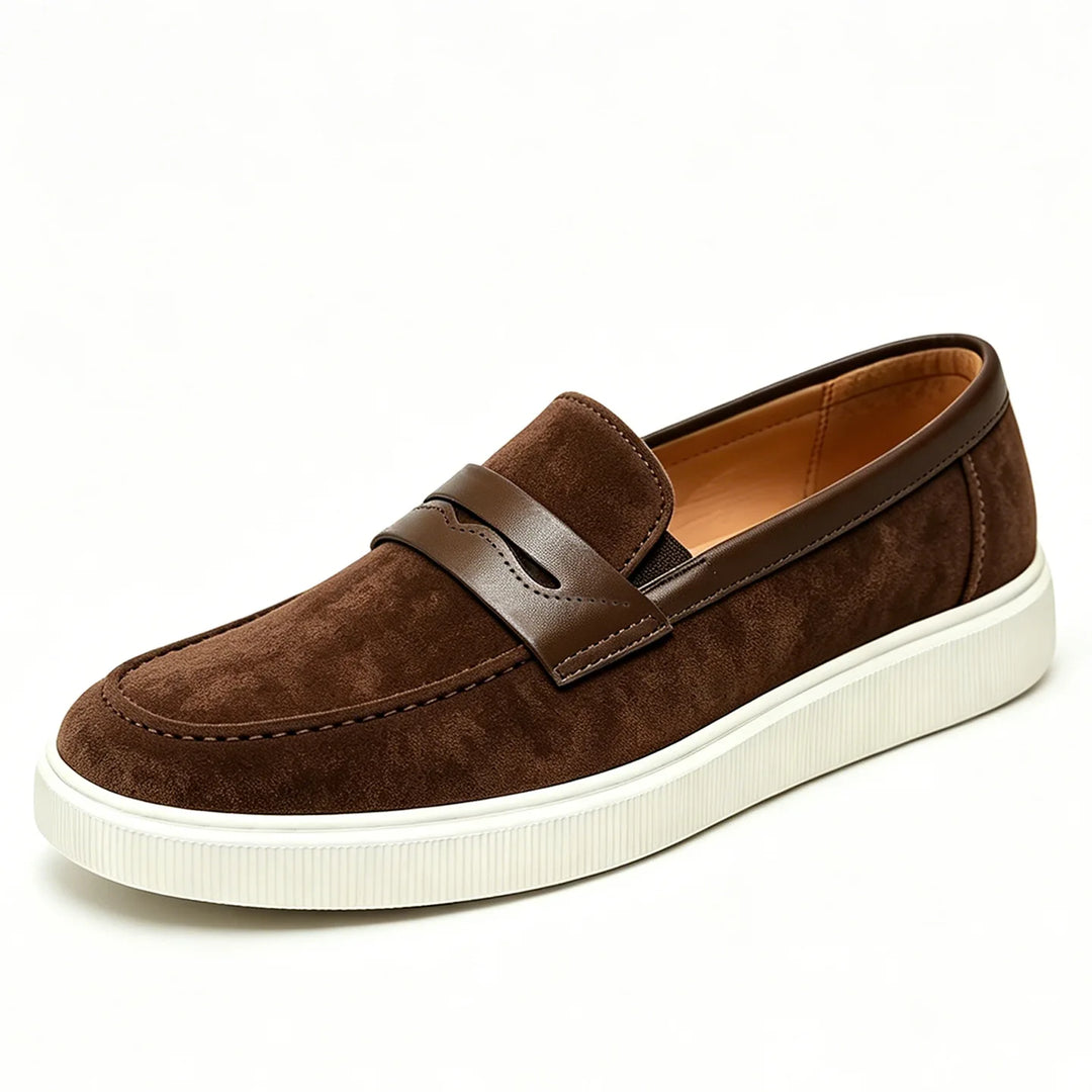 Marchetti Suede Penny Loafer