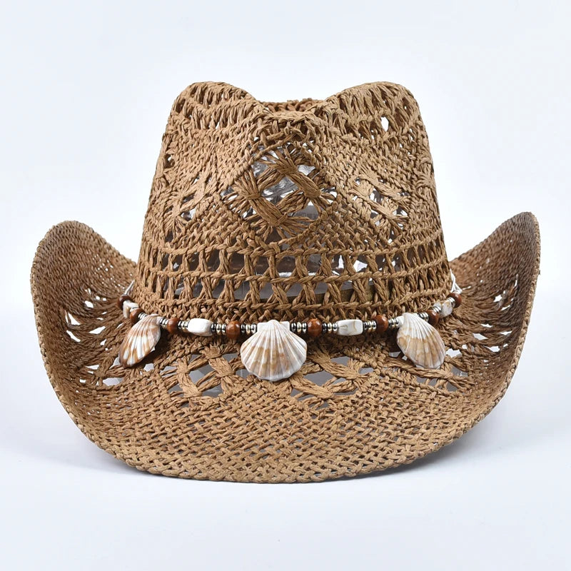 Seashore Shell Straw Beach Hat