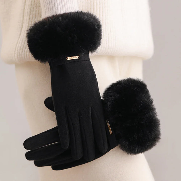 Celeste Fur Gloves