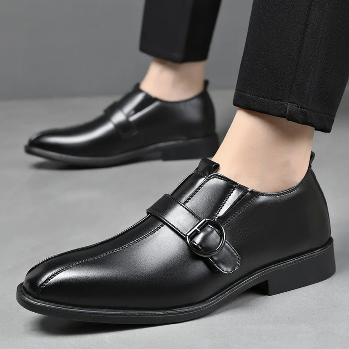 Boucheron Leather Monk Strap