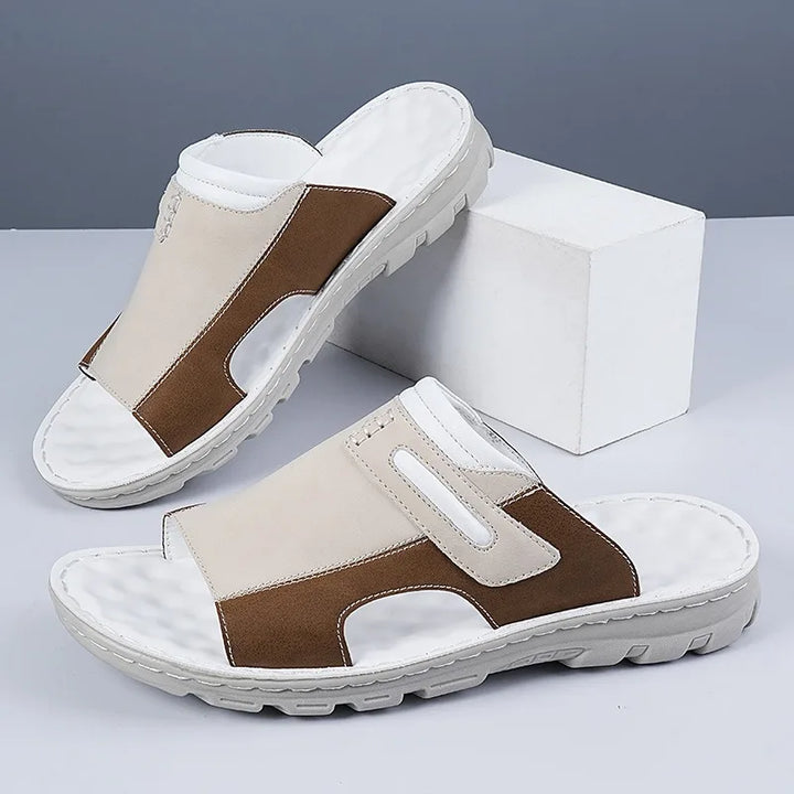 Costa Leather Slide Sandal