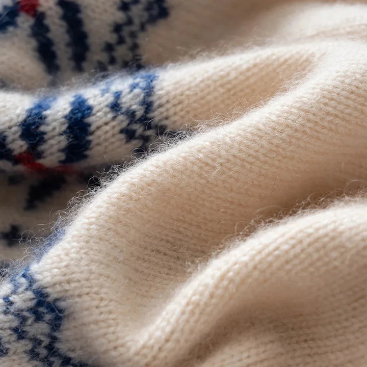 Elsa Cashmere Pom-Pom Beanie