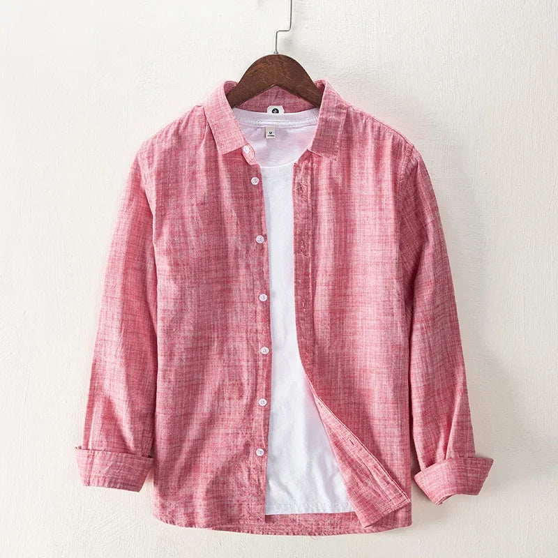 Calvin Button-Up Cotton Shirt