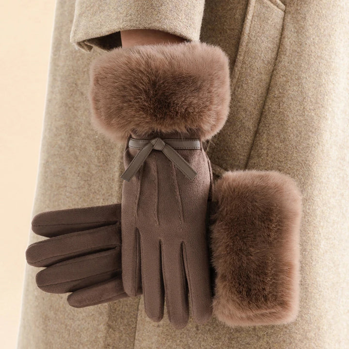 Lucy Faux Fur Gloves