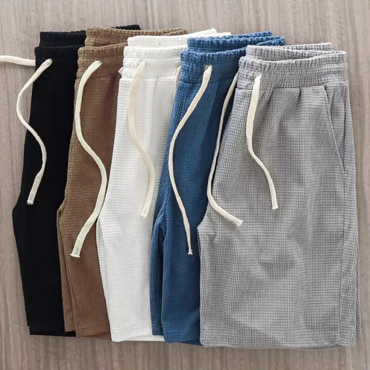 Cole Waffle-Knit Shorts
