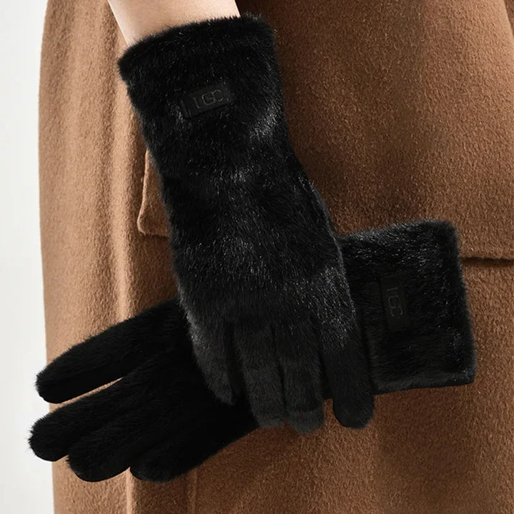 Geneva Mink Fur Gloves