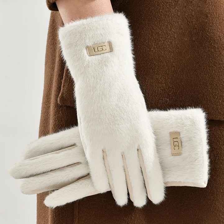 Geneva Mink Fur Gloves