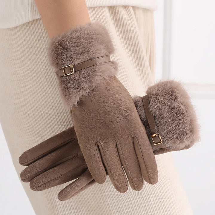 Giada Faux Fur Gloves