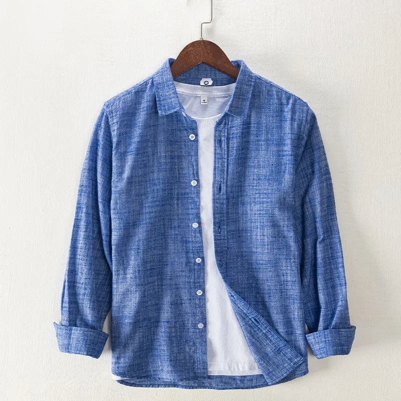 Calvin Button-Up Cotton Shirt