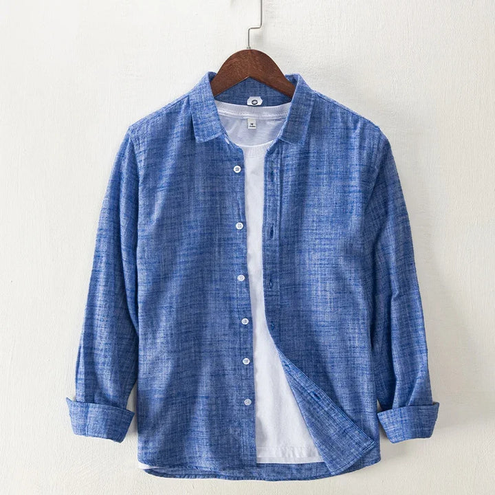 Calvin Button-Up Cotton Shirt