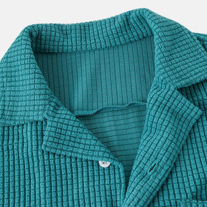 Romero Corduroy Cuban Collar Shirt