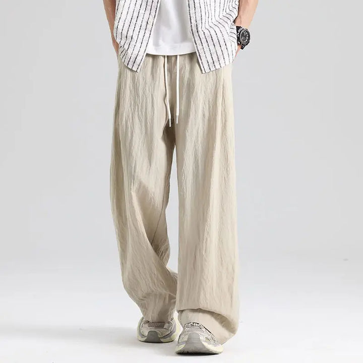 Louis Relaxed Wide-Leg Linen Pant