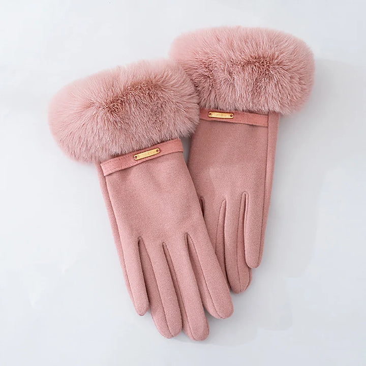 Celeste Fur Gloves