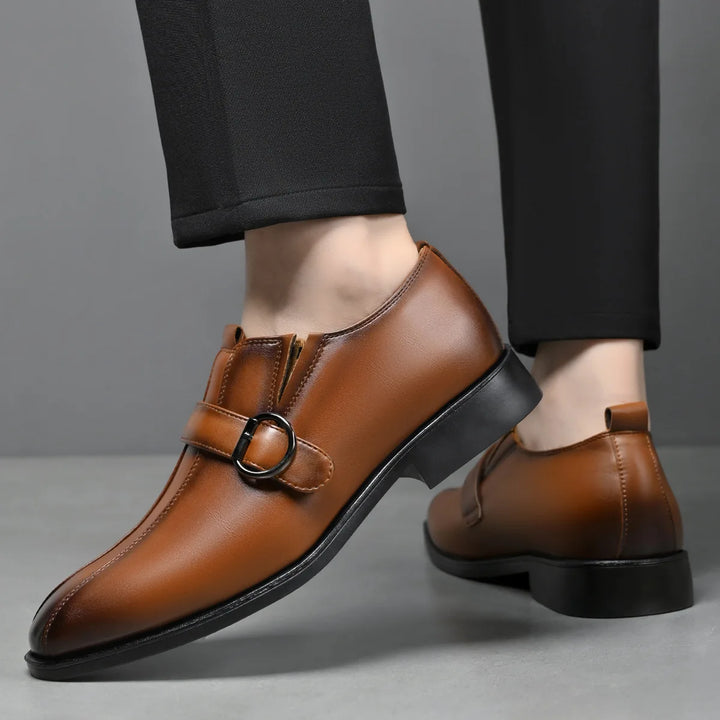 Boucheron Leather Monk Strap