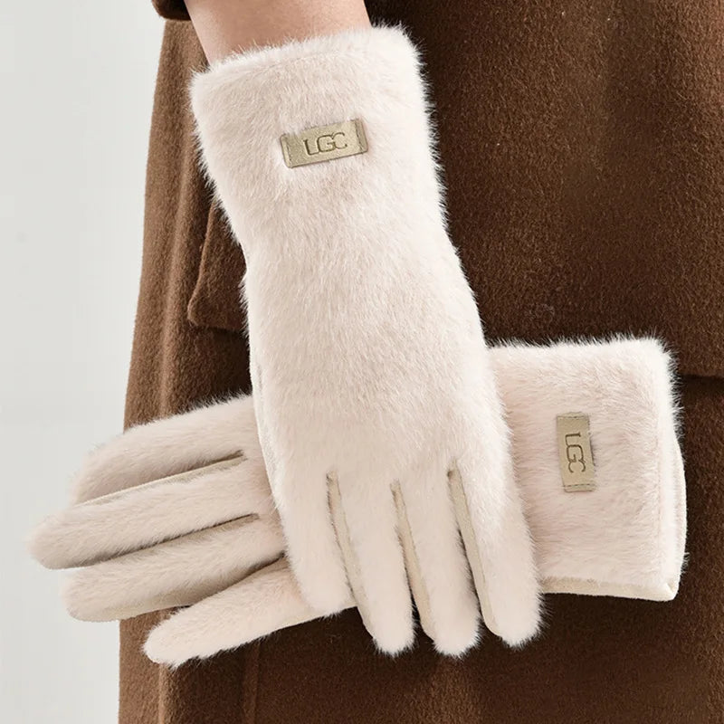 Geneva Mink Fur Gloves