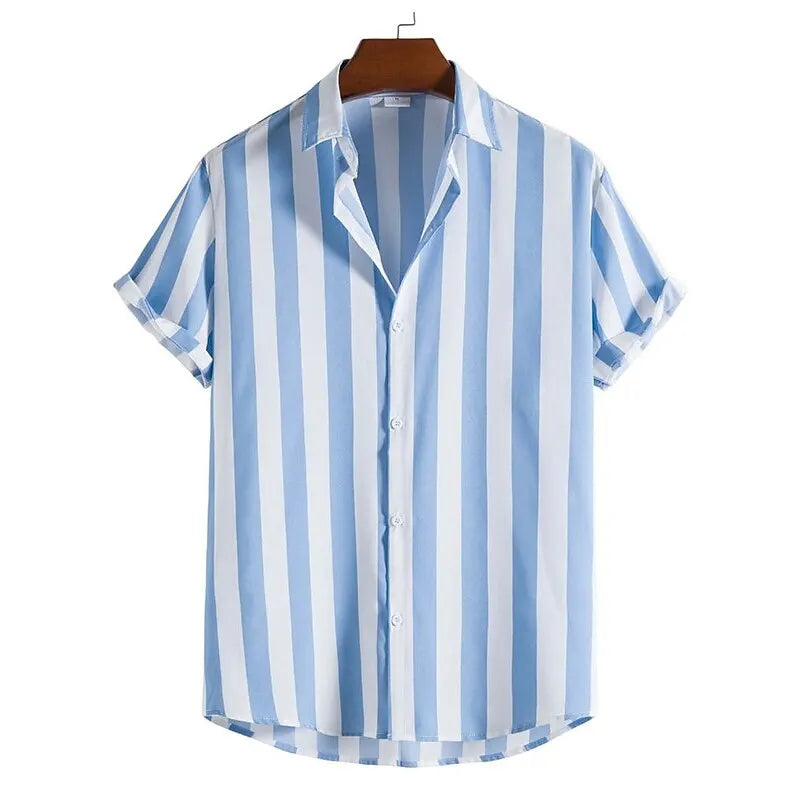 Tropez Striped Button-Up Shirt