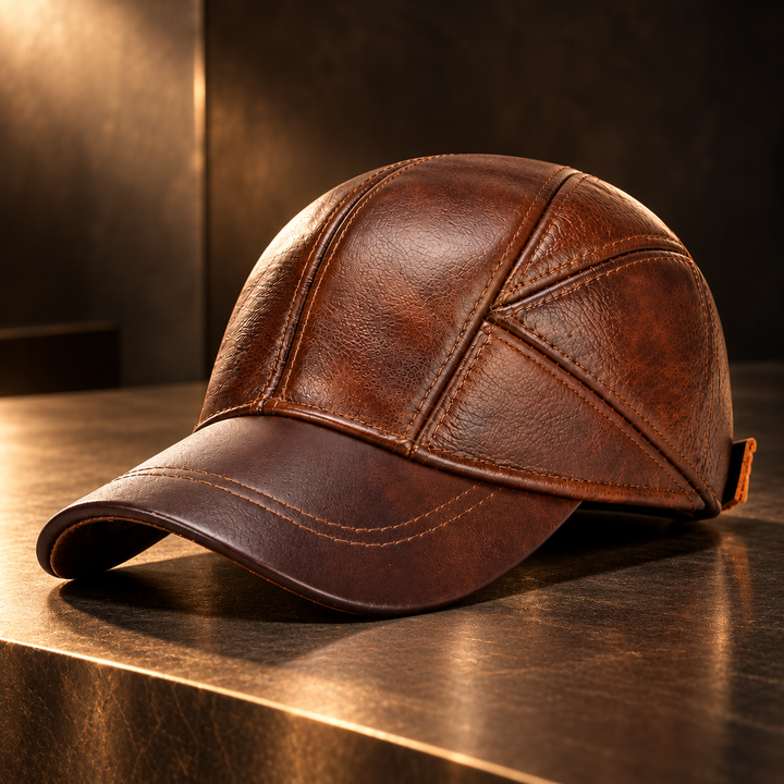 Bluemont Leather Baseball Hat