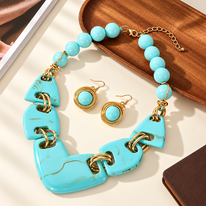 Vittoria Marble Jewelry Set
