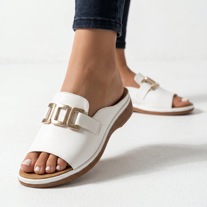 Caroline Platform Slide Sandal