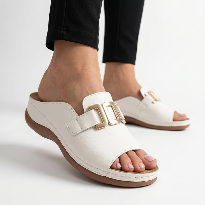 Caroline Platform Slide Sandal