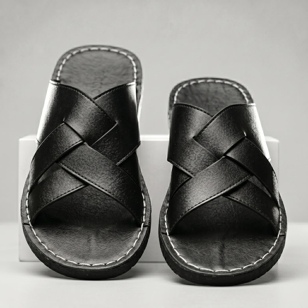 Russo Leather Slide Sandal