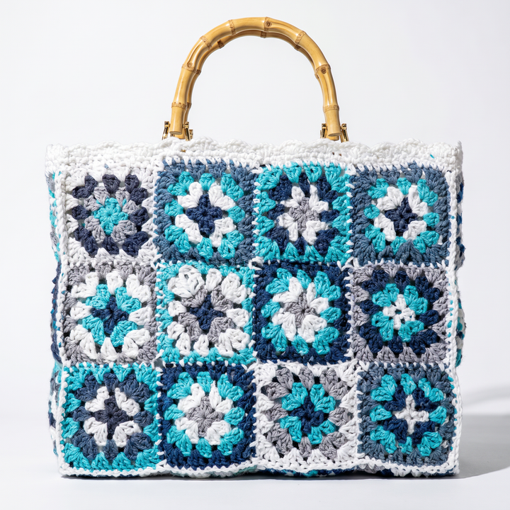 Elize Boho Beach Straw Tote Bag