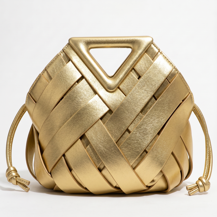 Serafina Vegan Leather Crest Bag