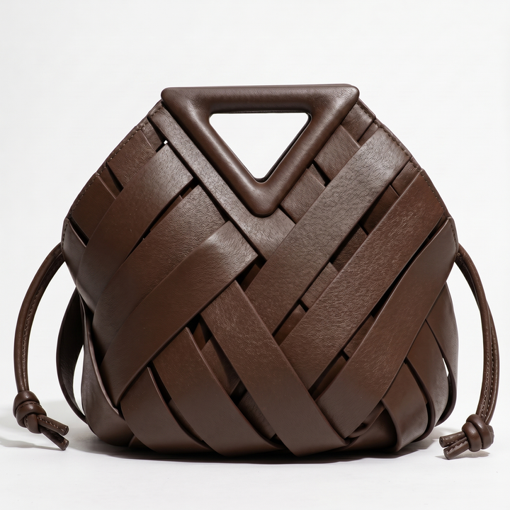 Serafina Vegan Leather Crest Bag
