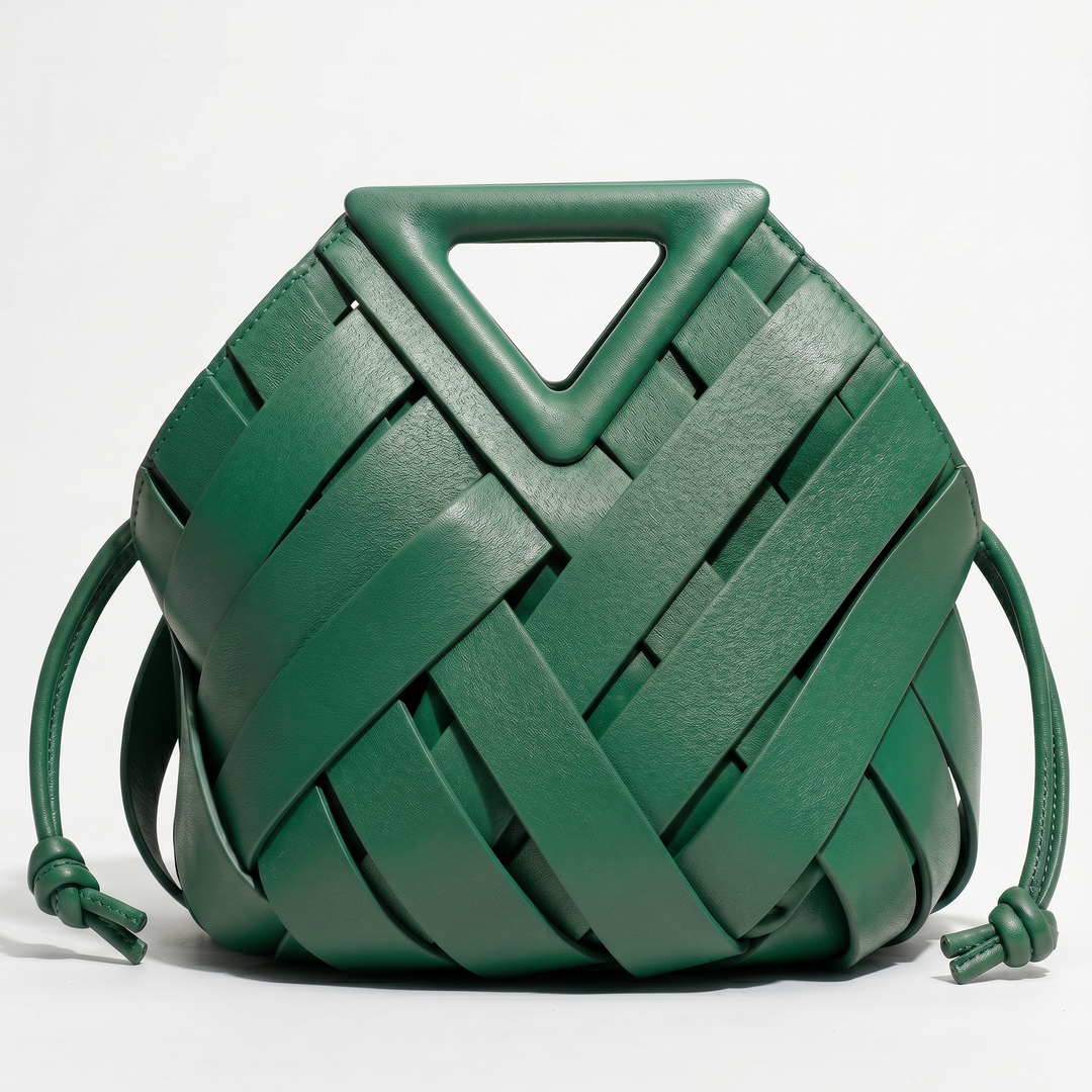 Serafina Vegan Leather Crest Bag