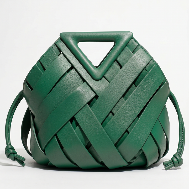 Serafina Vegan Leather Crest Bag