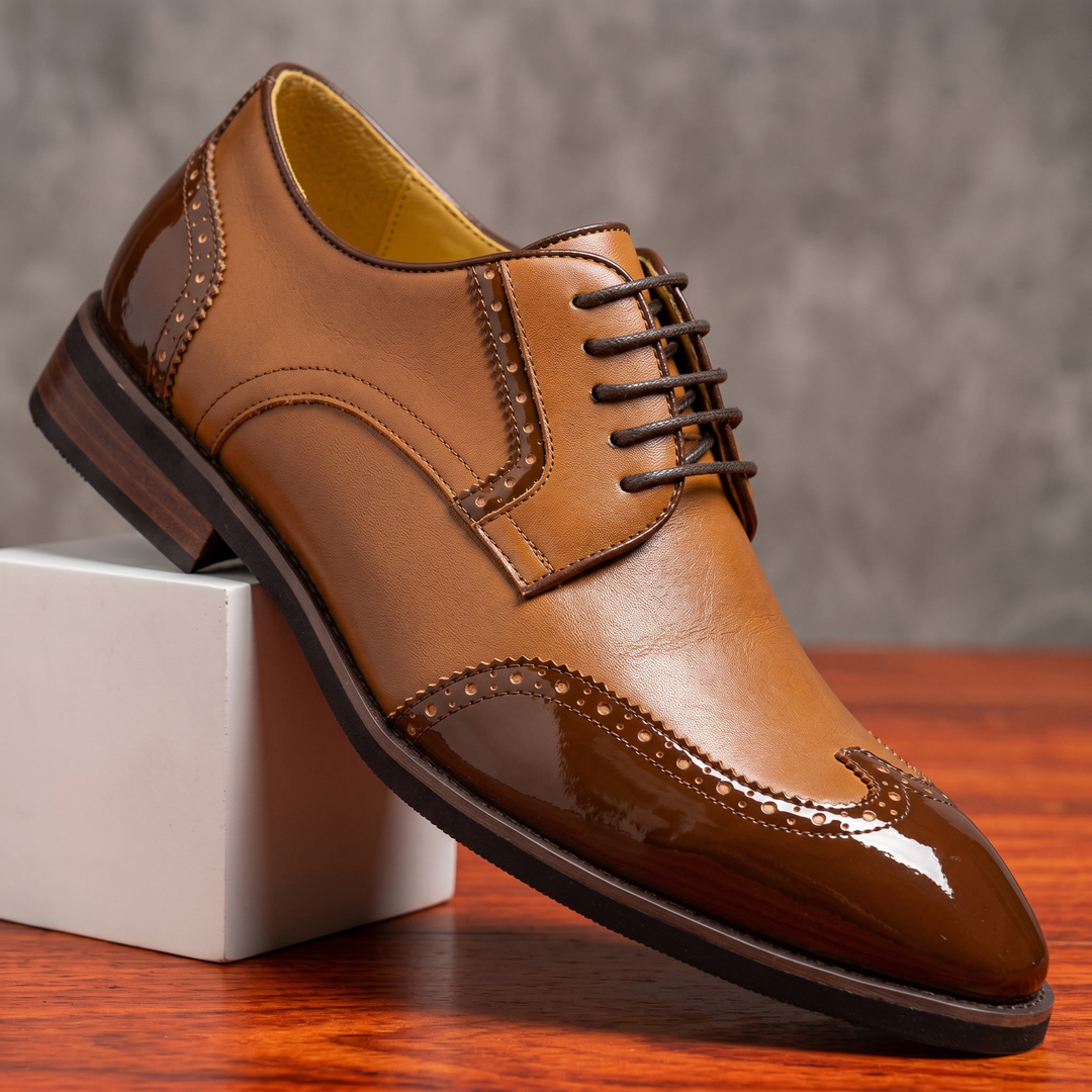 Wellington Oxford Leather Derby Shoe