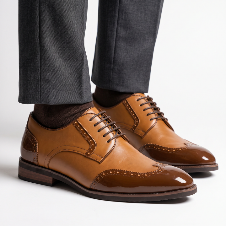 Wellington Oxford Leather Derby Shoe