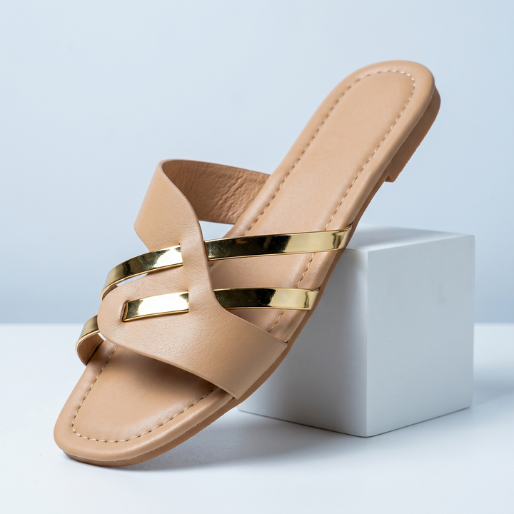 Abreu Leather Slide Sandal