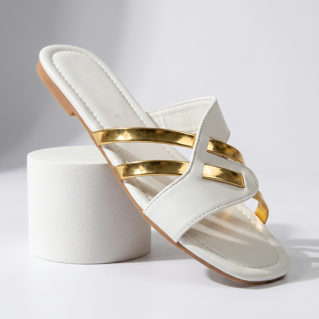 Abreu Leather Slide Sandal