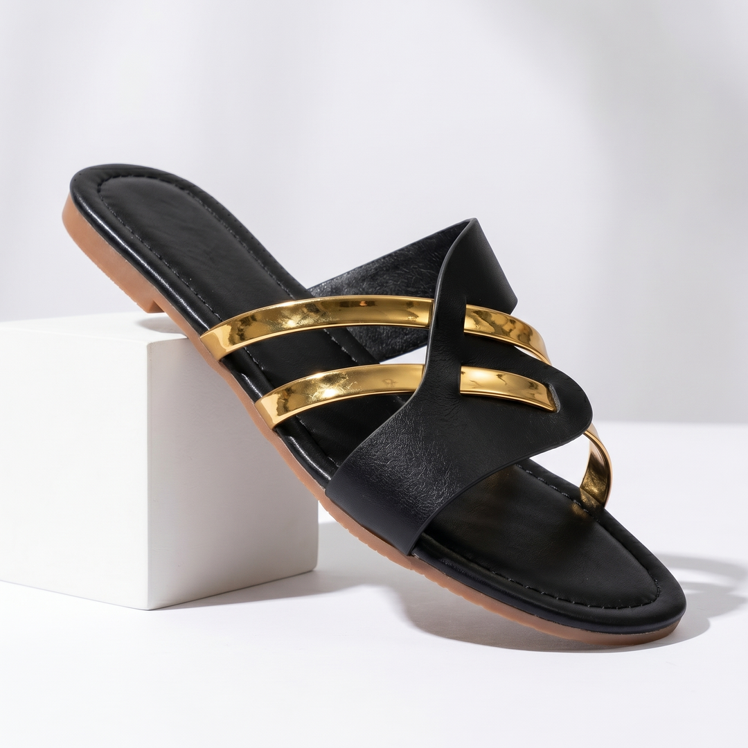 Abreu Leather Slide Sandal