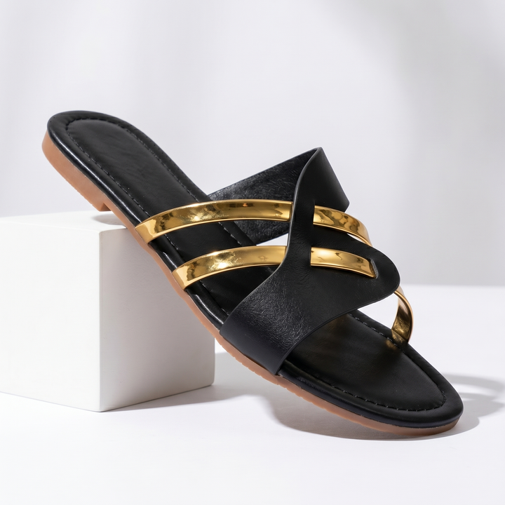 Abreu Leather Slide Sandal