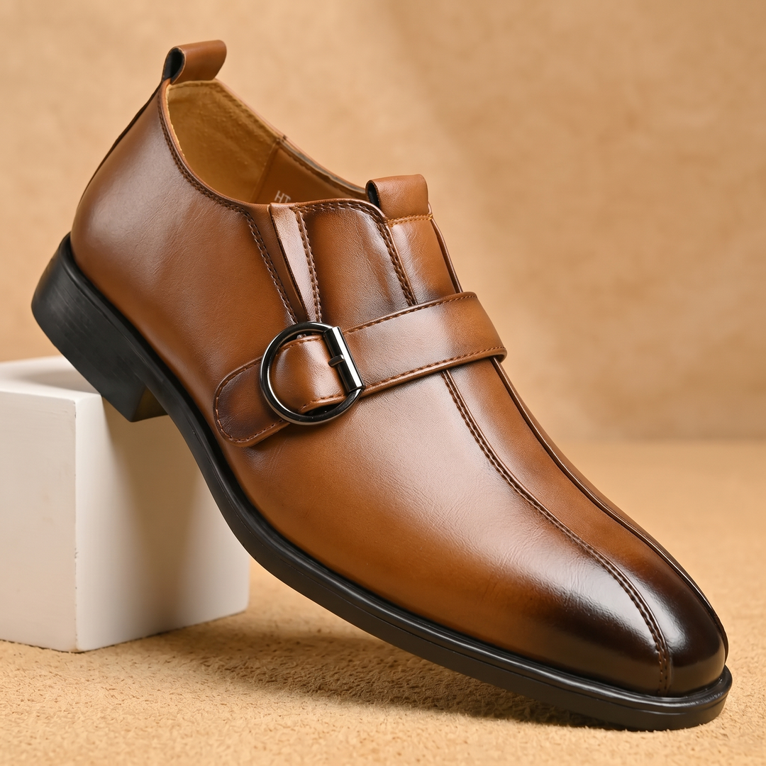 Boucheron Leather Monk Strap