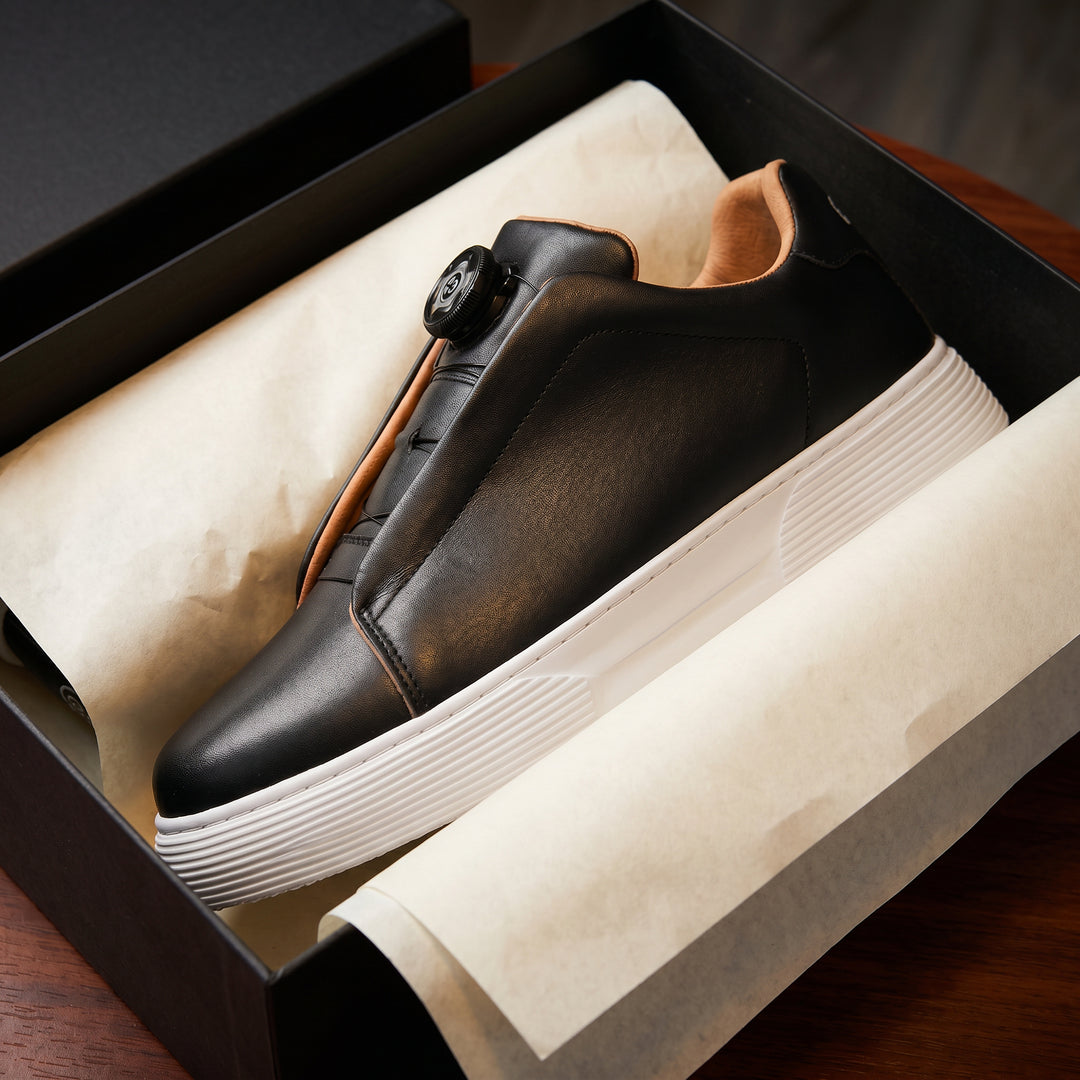 Hudson Orthopedic Leather Sneaker