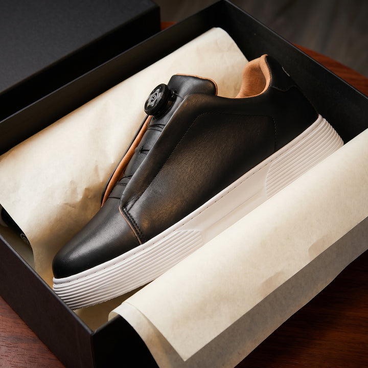 Hudson Orthopedic Leather Sneaker