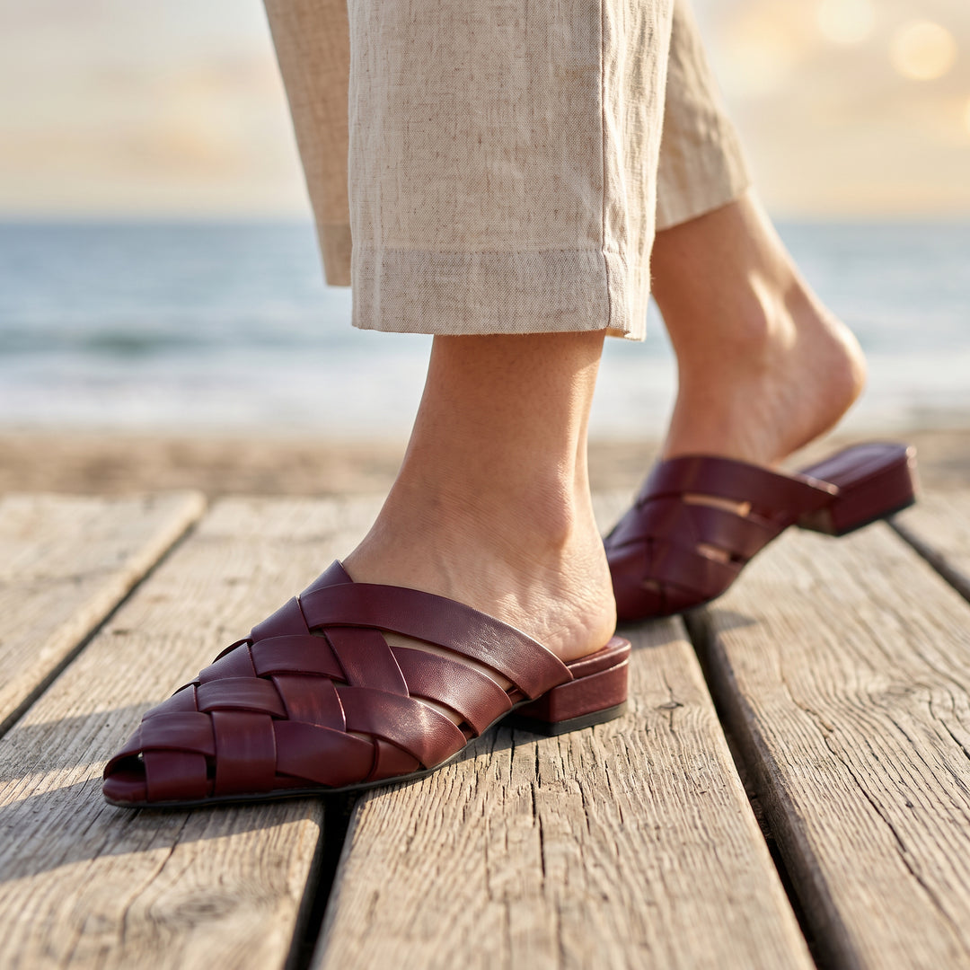 Amore Leather Mule Sandal