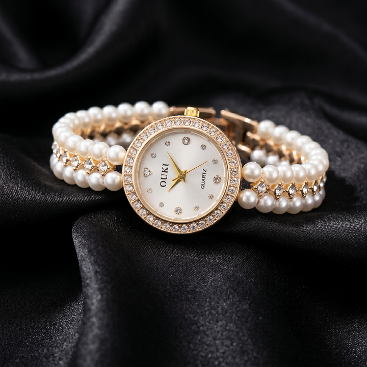 Helene Pearl Bracelet Watch
