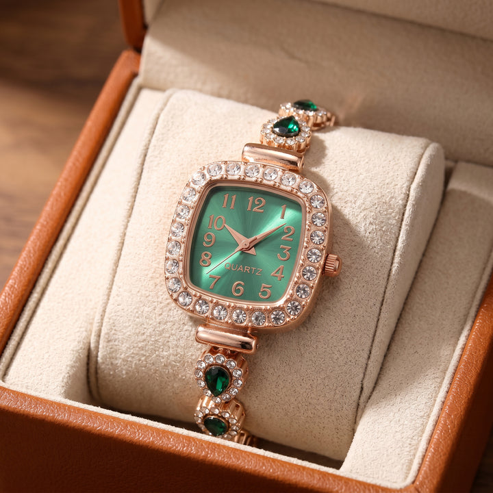 Analise Rhinestone Bracelet Watch