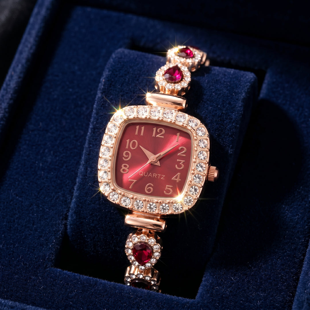 Analise Rhinestone Bracelet Watch