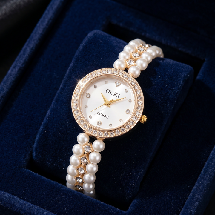Helene Pearl Bracelet Watch